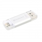 Transcend 128GB Go 300 USB/Lightning Silver TS128GJDG300S